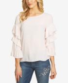 Cece Tiered-sleeve Top
