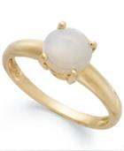 Victoria Townsend 18k Gold Over Sterling Silver Ring, Opal Accent October Birthstone Ring