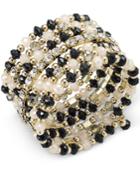 Inc International Concepts Gold-tone Multi-bead Coil Bracelet, Only At Macy's