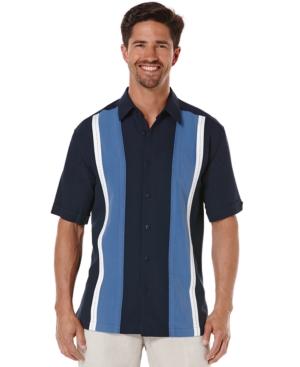 Cubavera Textured Tri-color Shirt