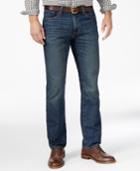 Tommy Hilfiger Men's Oscar Straight-fit Dark Wash Jeans