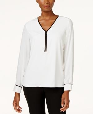 Calvin Klein Zip-front Top