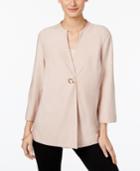 Jm Collection Toggle-button Blazer, Only At Macy's