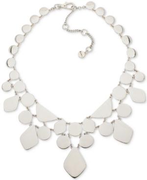 Dkny Gold-tone Sculptural Statement Necklace, 16 + 3 Extender, Created For Macy's