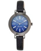 Nine West Women's Gray Strap Watch 34mm Nw/1843bltp
