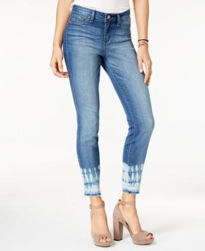 Jessica Simpson Kiss Me Tie-dyed Ankle Jeans