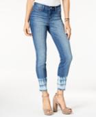 Jessica Simpson Kiss Me Tie-dyed Ankle Jeans