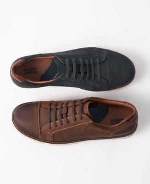 Johnston & Murphy Men's Walden Cap-toe Suede Lace-up Sneakers Men's Shoes