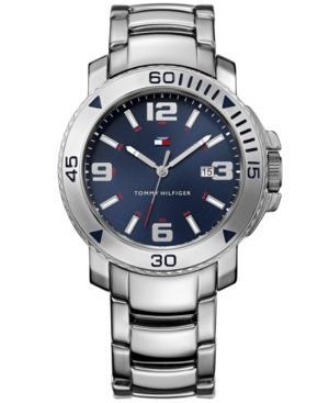 Tommy Hilfiger Men's Silver-tone Bracelet Watch 43mm 1790924