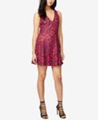 Rachel Rachel Roy Two-tone Lace Fit & Flare Dress