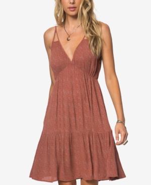 O'neill Juniors' Harlyn Printed Empire-waist Dress