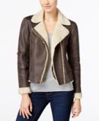 Lucky Brand Faux-shearling Bomber Jacket