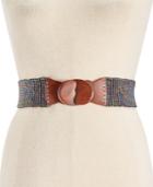 Inc International Concepts Beaded Stretch Belt, Created For Macy's