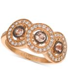 Le Vian Peach Morganite (1/4 Ct. T.w.) & Diamond (1/3 Ct. T.w.) Ring In 14k Rose Gold