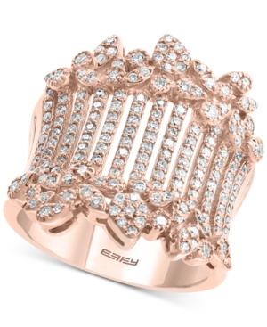 Effy Diamond Statement Ring (1 Ct. T.w.) In 14k Rose Gold