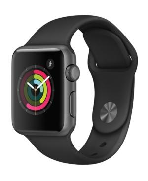 Apple Watch Series 1 38mm Space Gray Aluminum Case With Black Sport Band