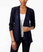 Style & Co. Lace-trim Cardigan, Only At Macy's