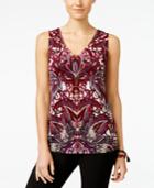 Inc International Concepts Printed Layered Top, Only At Macy's