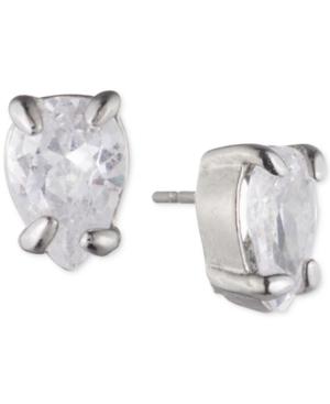 Carolee Silver-tone Cubic Zirconia Jacket Earrings