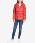 Tommy Hilfiger Hooded Packable Down Coat, Created For Macy's
