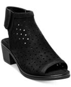 Steven By Steve Madden Phoebiey Perforated Peep-toe Sandals