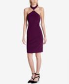 Calvin Klein Embellished Cutaway Dress