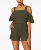 Xoxo Juniors' Cold-shoulder Romper