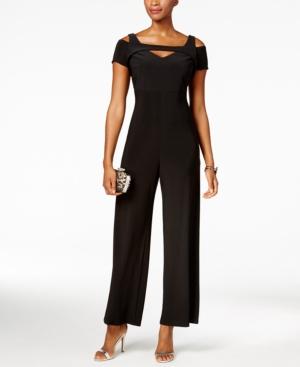 Nightway Petite Cutout Wide-leg Jumpsuit