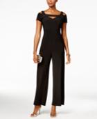 Nightway Petite Cutout Wide-leg Jumpsuit
