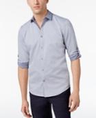 Alfani Men's Micro-geometric Cotton Shirt, Only At Macy's