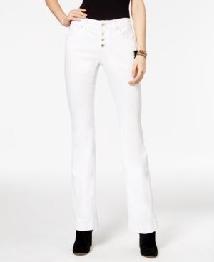 Inc International Concepts White Wash Bootcut Jeans, Only At Macy's
