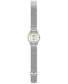 Swatch Women's Swiss Punto Rosso Stainless Steel Mesh Bracelet Watch 34mm Sfm118m