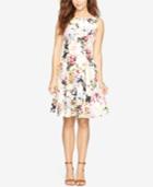 American Living Floral-print Neoprene Dress