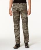 True Religion Men's Geno Slim-fit Camo-print Moto Jeans