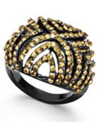 Thalia Sodi Jet-tone Pave Dome Ring, Created For Macy's