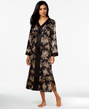 Morgan Taylor Printed Velour Caftan