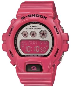 G-shock Women's Digital Pink Resin Strap Watch 49x46mm Gmds6900cc-4