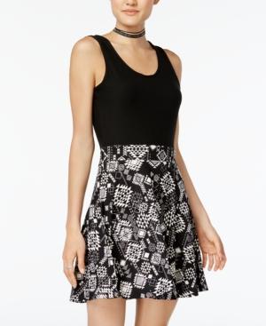 Planet Gold Juniors' Belle Fit & Flare Dress