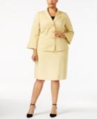 Le Suit Plus Size Flare-sleeve Skirt Suit