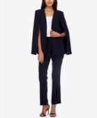 Tahari Asl Cape-blazer Pantsuit