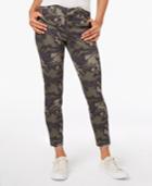Black Daisy Juniors' Printed Skinny Ankle Jeans