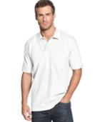 John Ashford Big And Tall Short Sleeve Pocket Pique Polo Shirt