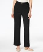 Alfred Dunner Madison Park Collection Belted Pull-on Straight-leg Pants
