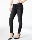 Marilyn Black Wash Zip-cuff Skinny Jeans