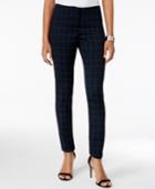 Alfani Petite Printed Hollywood Skinny Ankle Pants, Only At Macy's