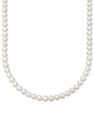 Belle De Mer Cultured Freshwater Pearl Strand Necklace (7-1/2-8-1/2mm) In 14k Gold