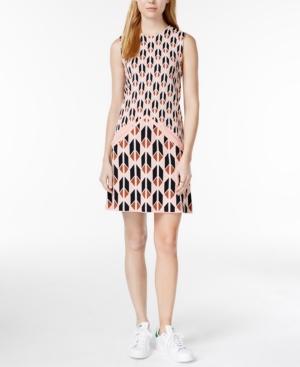 Rachel Rachel Roy Sleeveless Printed Sweater Dress