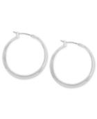 Kenneth Cole New York Earrings, Silver-tone Hoop Earrings