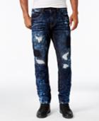 Sean John Men's Destructed Bedford Classic-straight Jeans, Only At Macy's