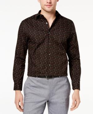 Bar Iii Men's Slim-fit Stretch Easy-care Assorted Printed Dress Shirt, Created For Macy's